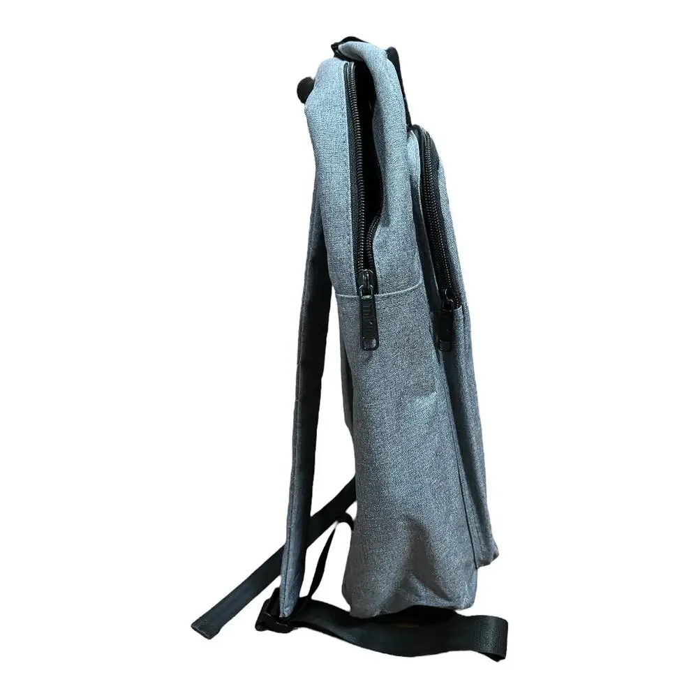 ThiKin Padded Laptop Gray Backpack Utility Unisex Lightweight Structured Quality